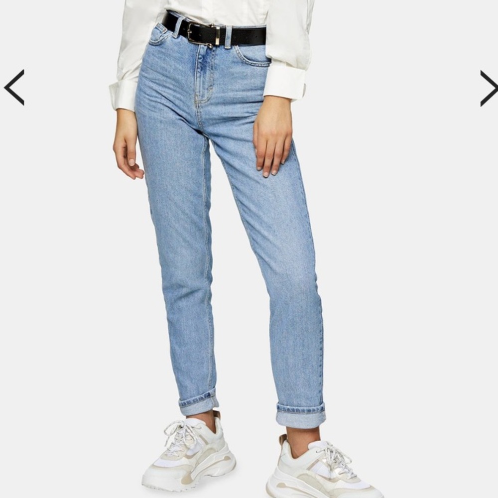 Topshop high waisted mom jeans